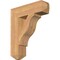 Ekena Millwork Funston Craftsman Smooth Bracket, Western Red Cedar, 5 1/2"W x 22"D x 26"H BKT06X22X26FST04SWR - alternate 1